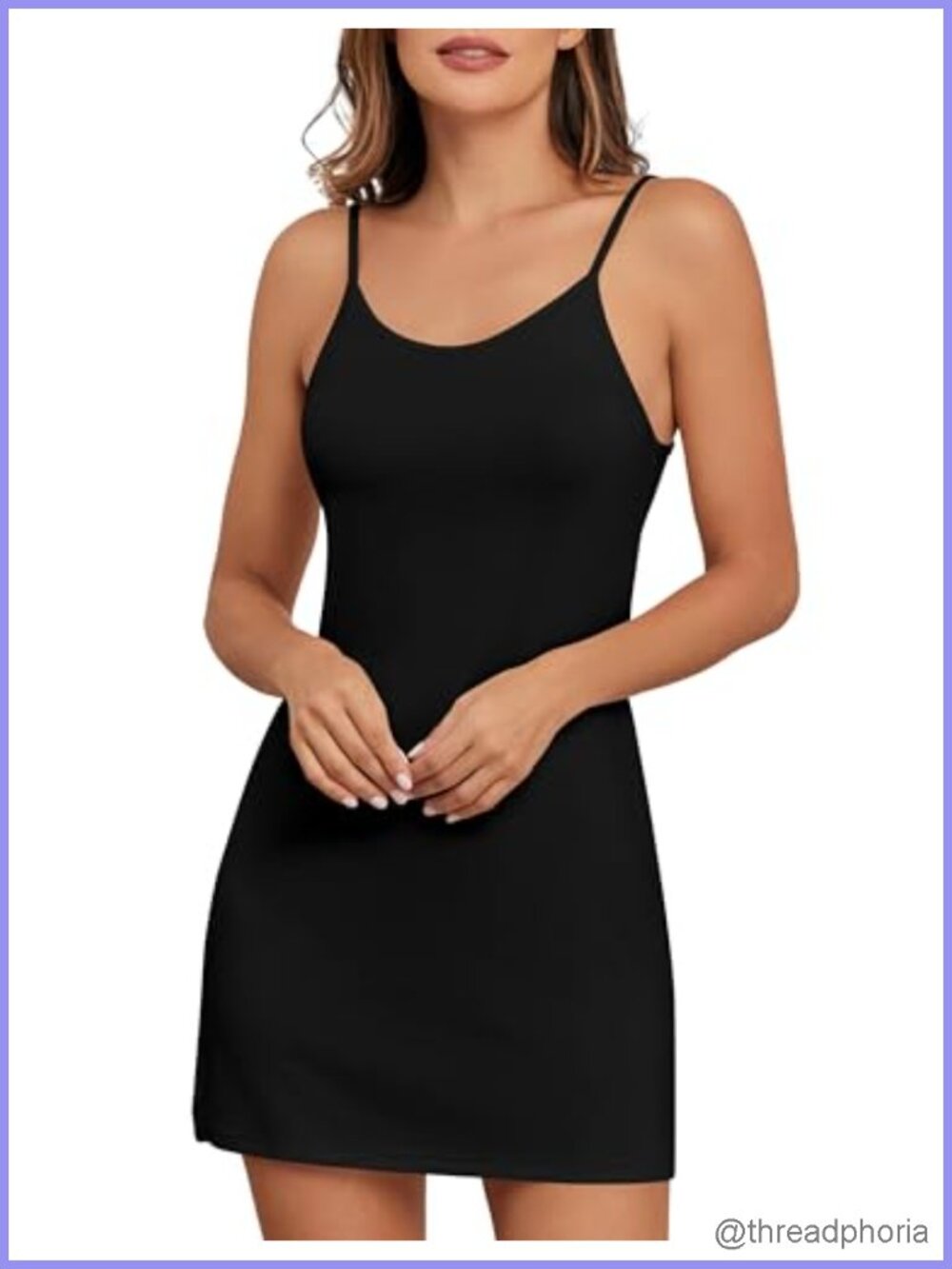 Adjustable Spaghetti Strap Full Slip Under Cami Dress